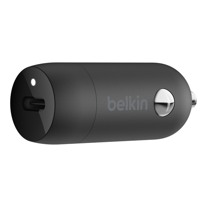 Belkin 20W Cargador de carro USB-C Standalone Black