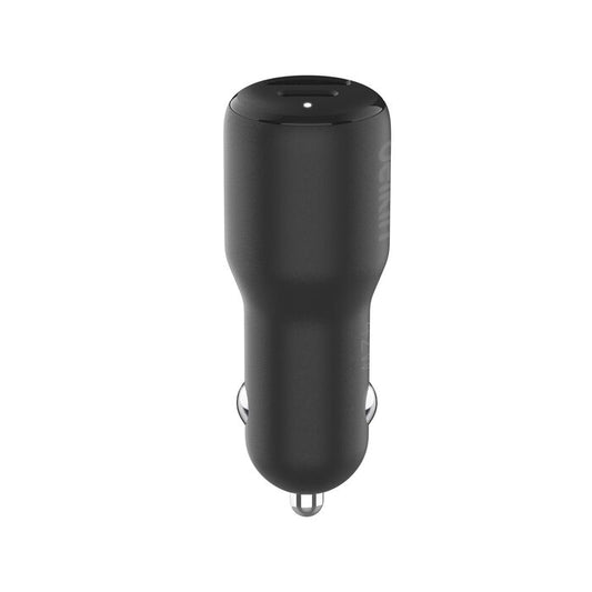 BoostCharge Cargador de carro dual de 42 W + cable USB-C con conector Lightning