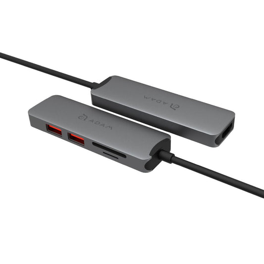 Adam Elements Adaptador Hub USB-C 3.1 4K 60Hz 5 en 1 Casa A05