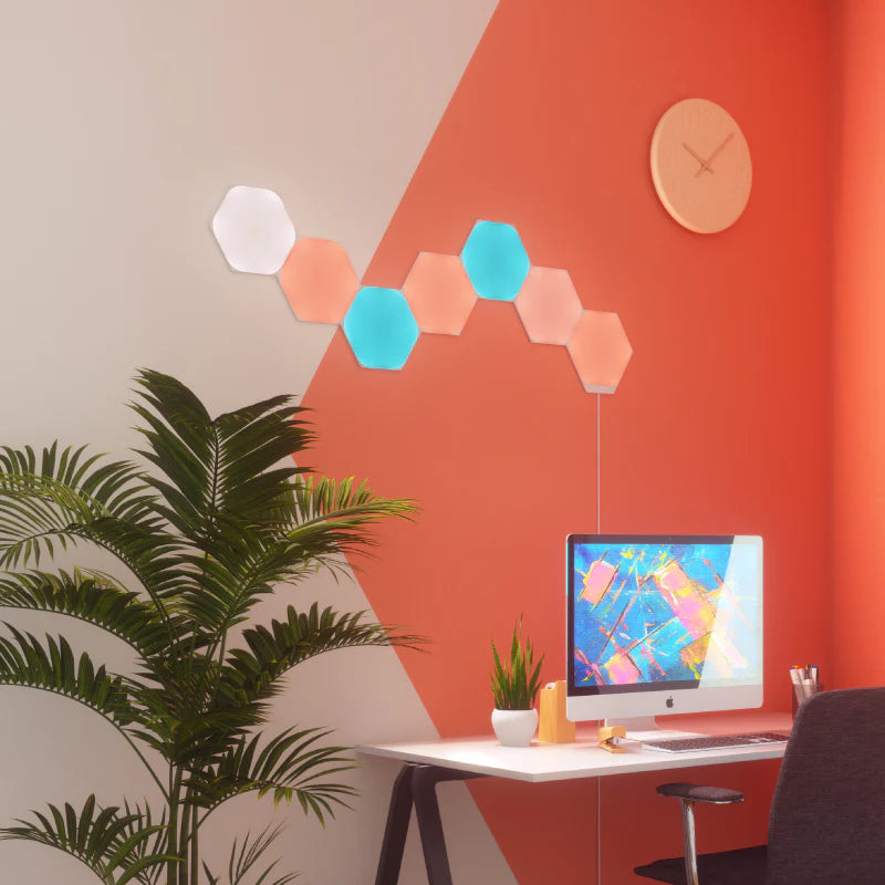 Nanoleaf - Shapes - Hex - White - 7 Pack