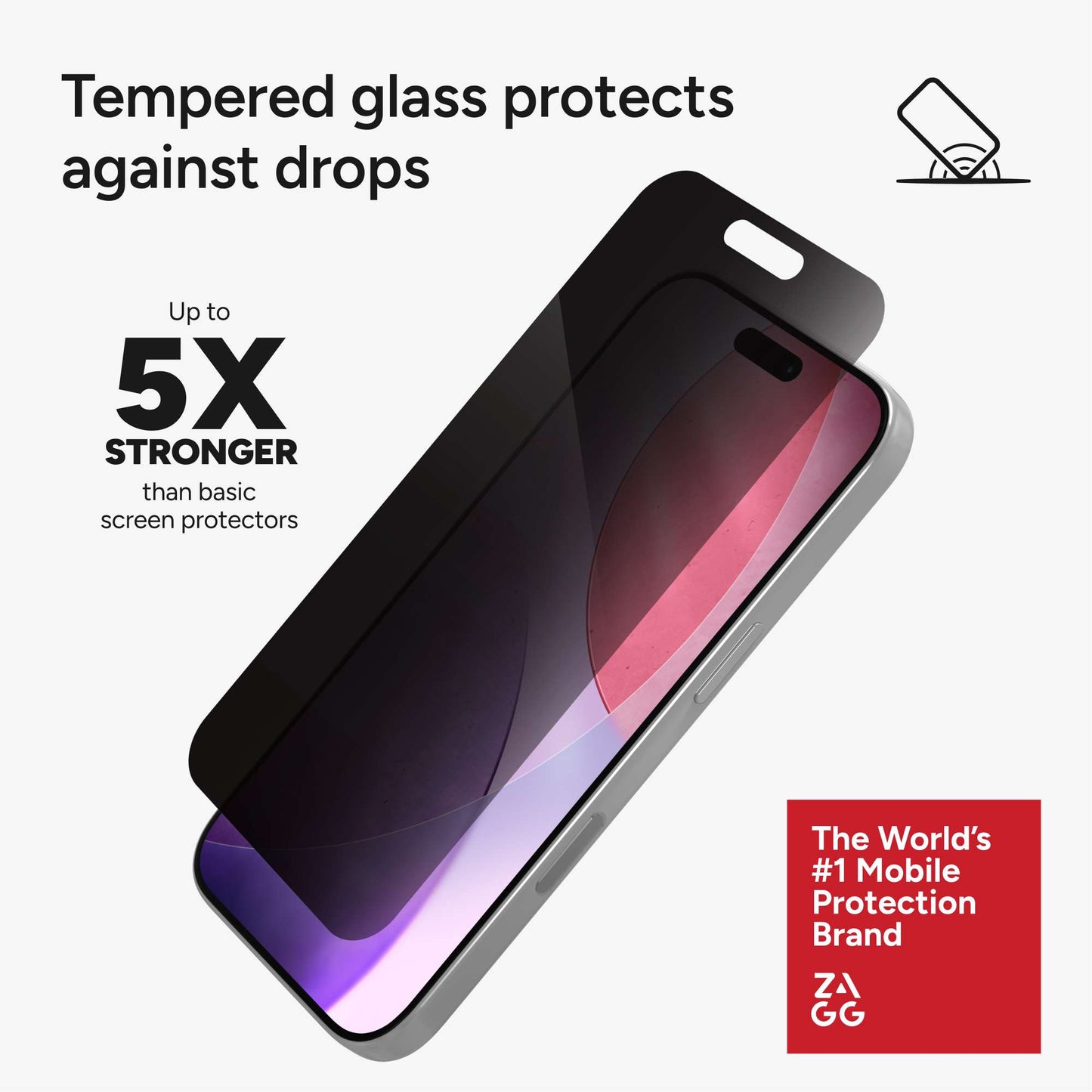 Zagg IS-Glass Privacy 360 iPhone 17 Pro Max