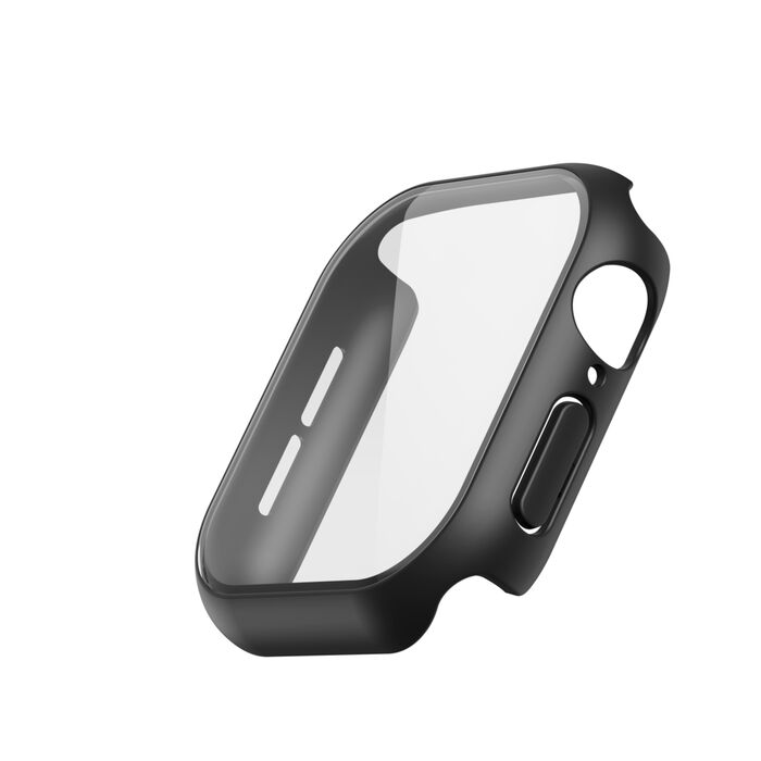Protector de pantalla Belkin 2 en 1 TemperedCurve para Apple Watch Series 10 (42 mm/negro)
