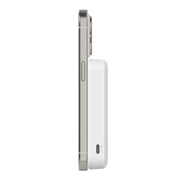 Belkin batería externa magnética 5K con Qi2 15 W Blanco