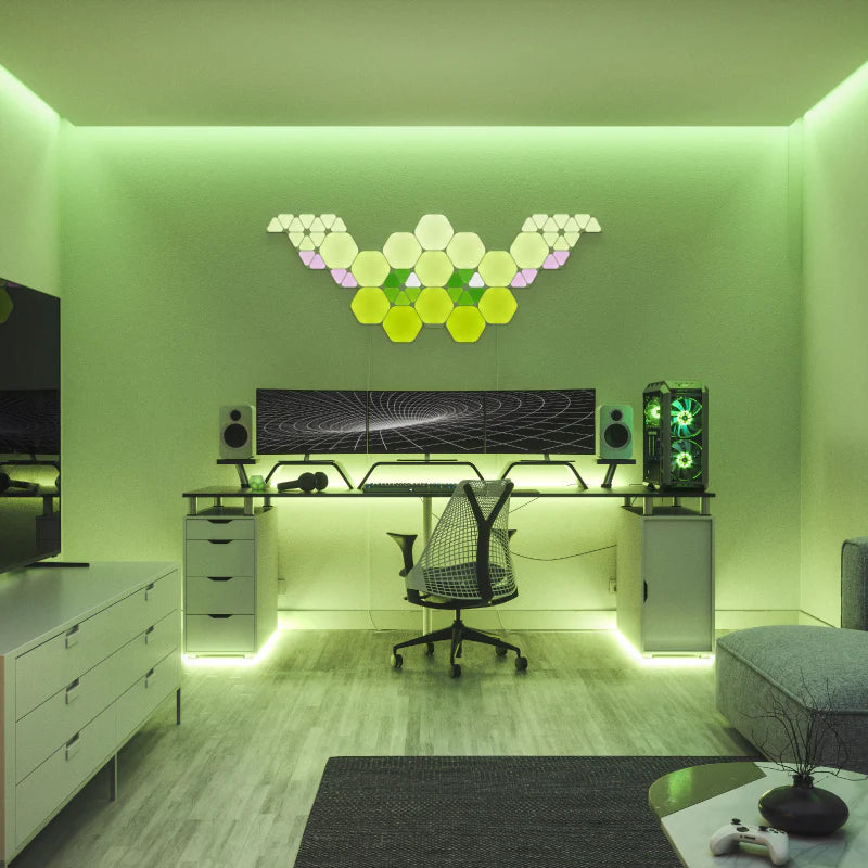 Nanoleaf - Shapes - Hex - White - 7 Pack