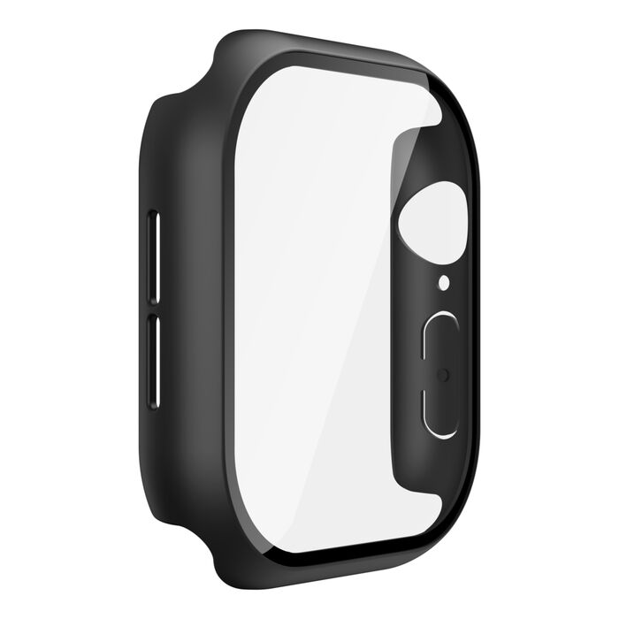 Protector de pantalla Belkin 2 en 1 TemperedCurve para Apple Watch Series 10 (46 mm/negro)