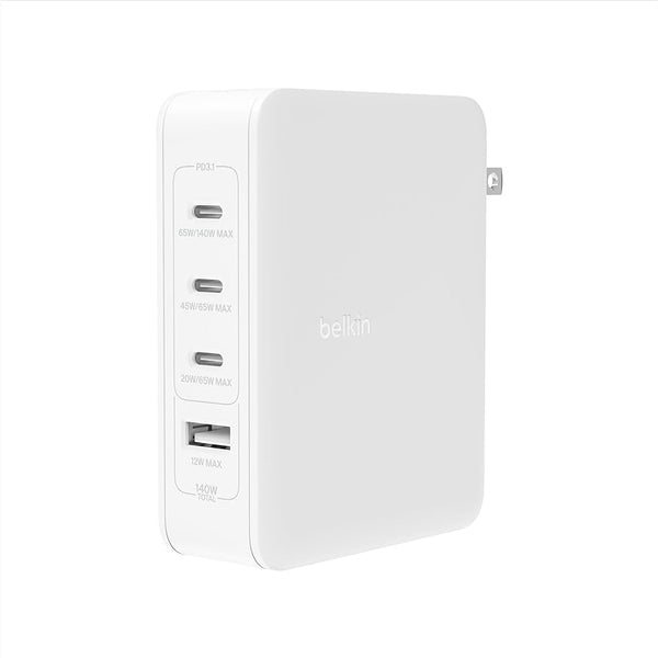 Belkin Cargador de pared Dual USB-C GaN con PPS 45W - iShop