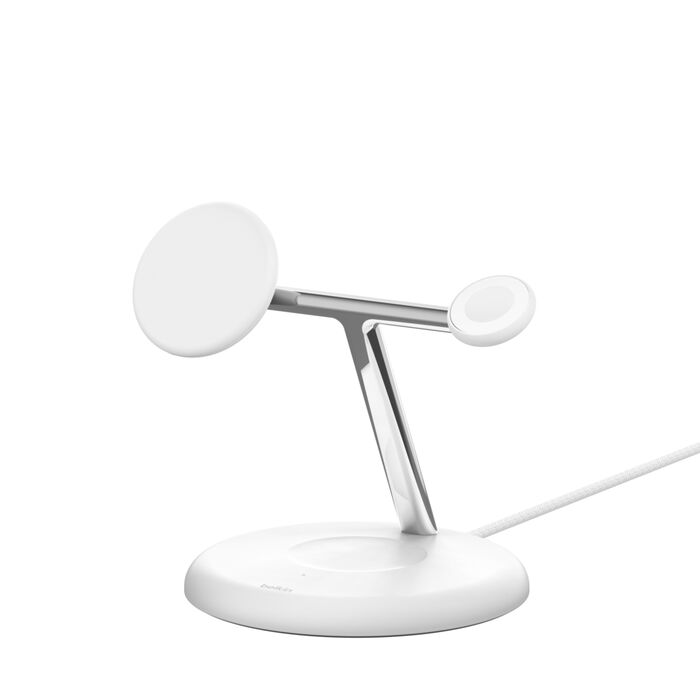 Belkin Qi2 15w 3 in 1 stand white
