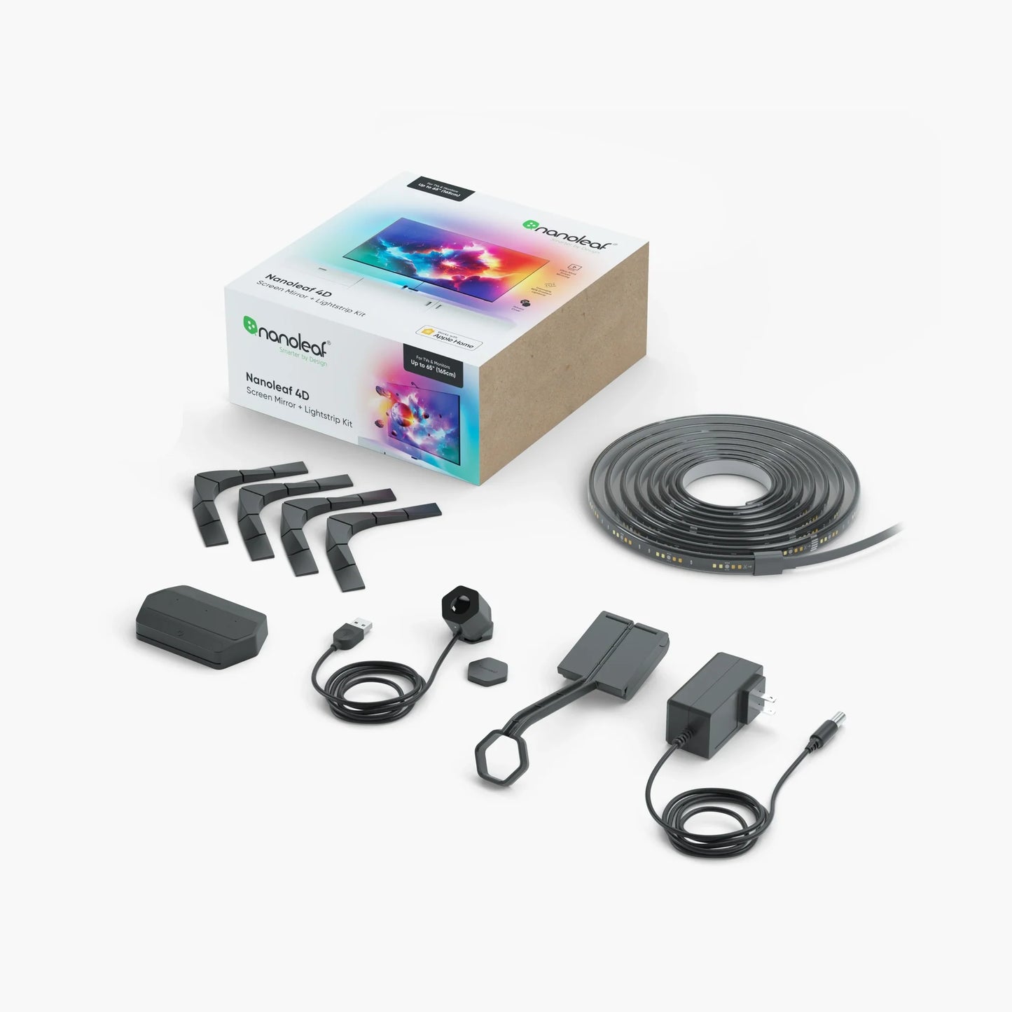 Nanoleaf 4D TV Screen Mirror + Lightstrip SMK 4 metros TVs 65"