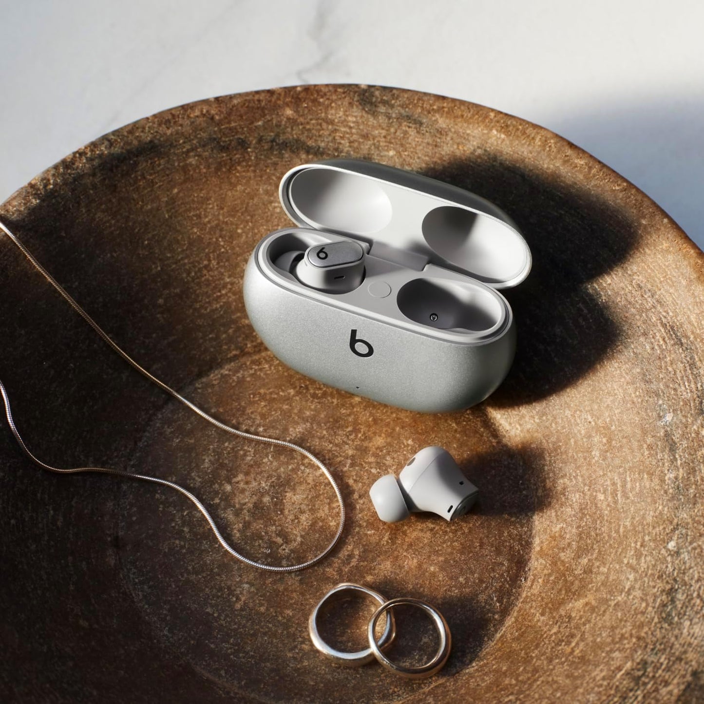 Apple Beats Studio Buds + - True Wireless Noise Cancelling Earbuds - Cosmic Silver