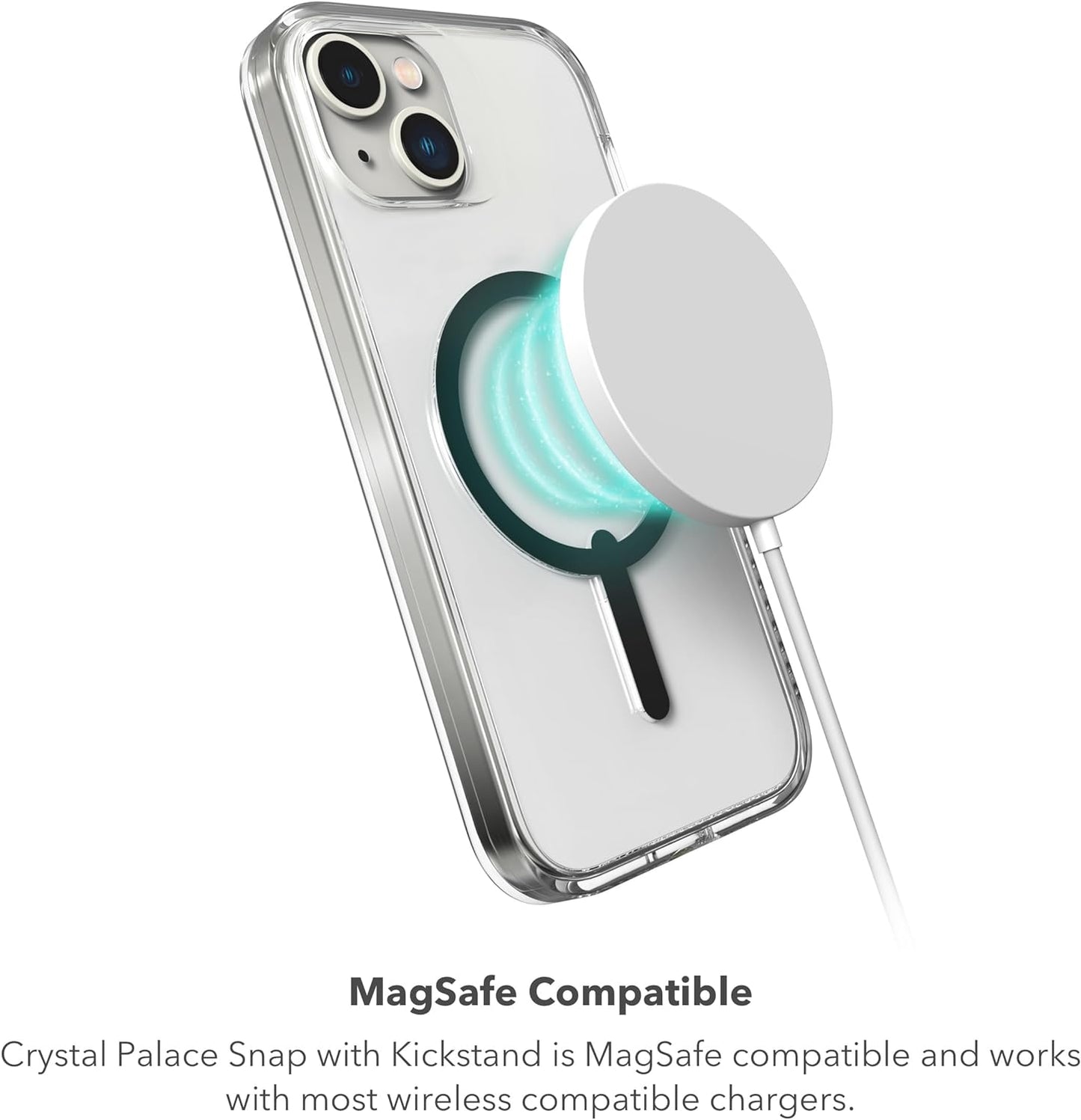Zagg Cases Crystal Palace iPhone 15 Plus, 14 Plus Snap Clear