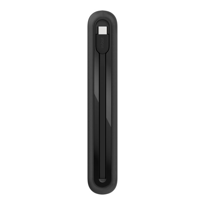 Belkin 20K Power Bank with 30WPD + Integrated USB-C Cable, Black
