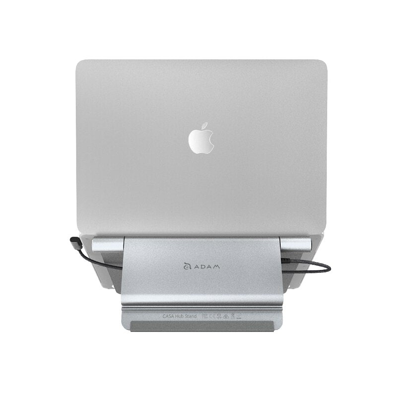 Adam Elements CASA HUB Stand USB-C 5-in-1 Laptop Stand Hub - Grey