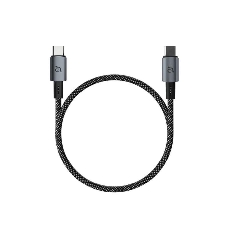 Adam Elements CASA MS200 USB-C to USB-C 60W Magnetic Charging Cable - Black
