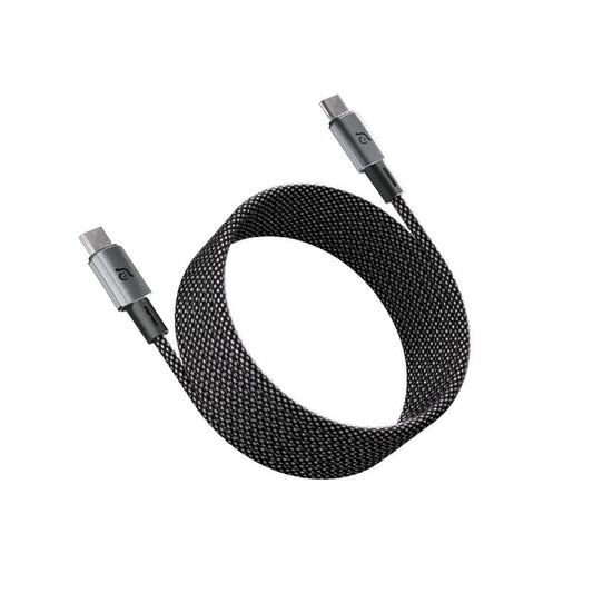 Adam Elements CASA MS200 USB-C to USB-C 60W Magnetic Charging Cable - Black