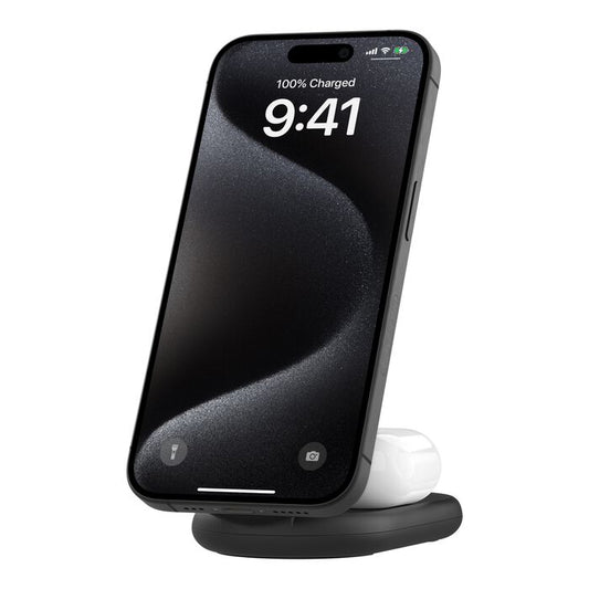 Belkin Qi2 15W 2 in 1 Foldable Black WIZ028ttBK