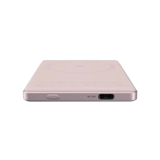 Adam Elements VIONTA L5 Ultra Slim Magnetic Wireless Charging Power Bank 5000mAh - Pink