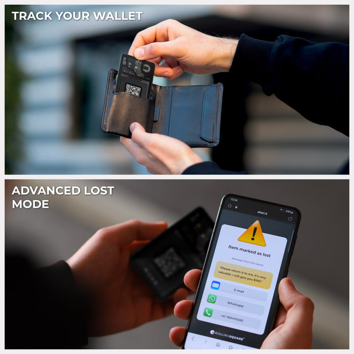 AirCard™ - Rastreador de cartera tamaño tarjeta