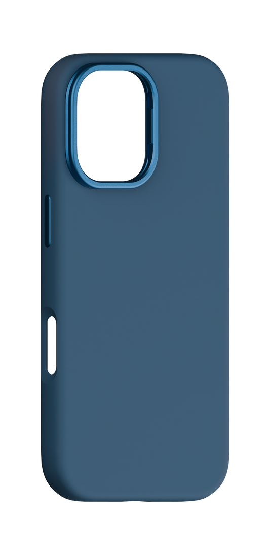 LOGiiX Vibrance Silicone Case for iPhone 17 - Cornflower Blue