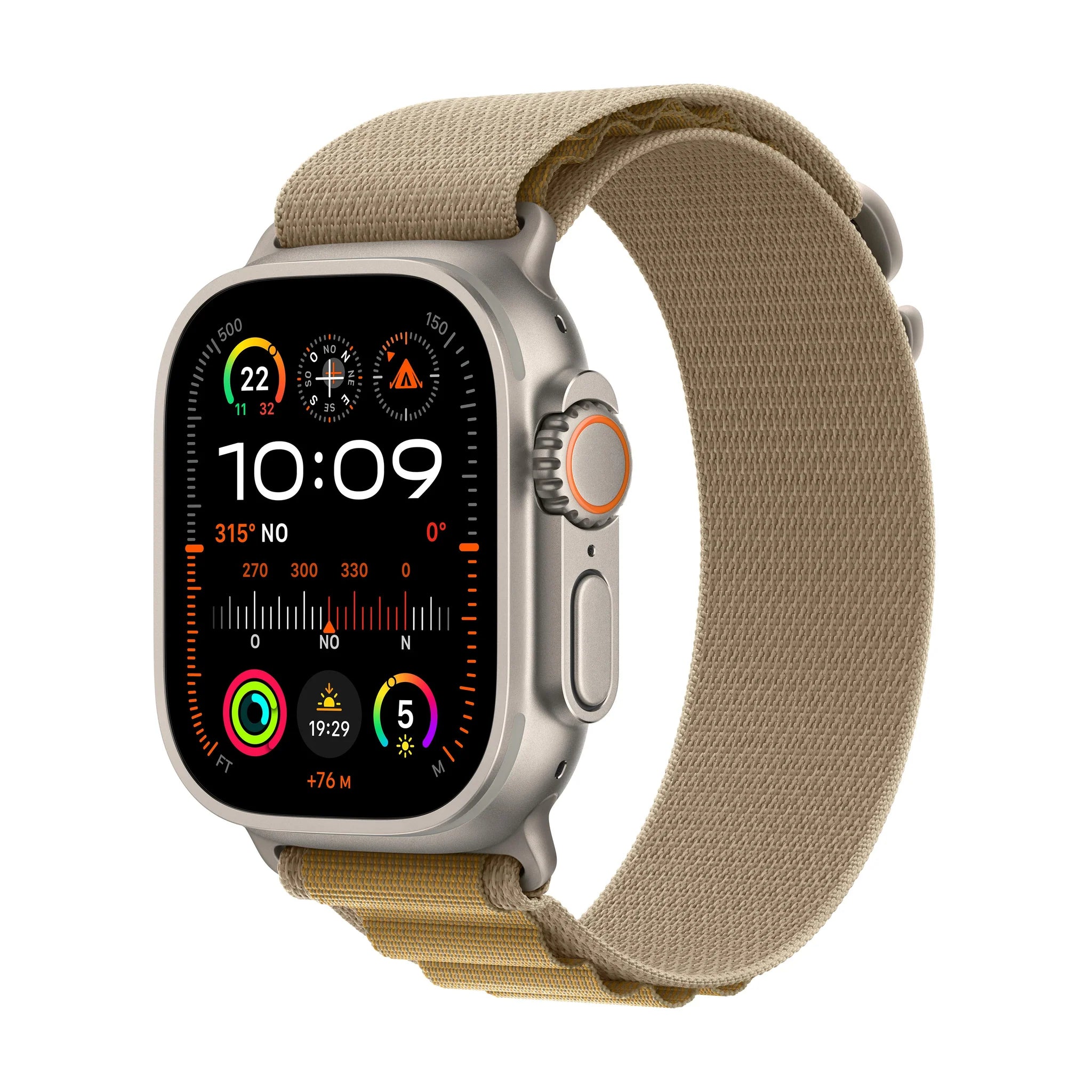 Apple Watch Ultra GPS Cellular • Caja de titanio natural de 49