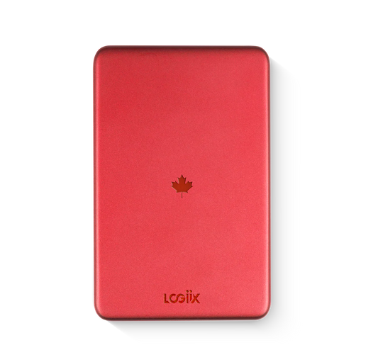 LOGiiX Piston Power 5000 mAh Slim Mag (2024) - Canada RED