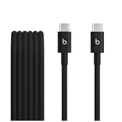Paquete de dos cables tejidos Beats USB-C a USB-C - Negro Carbón