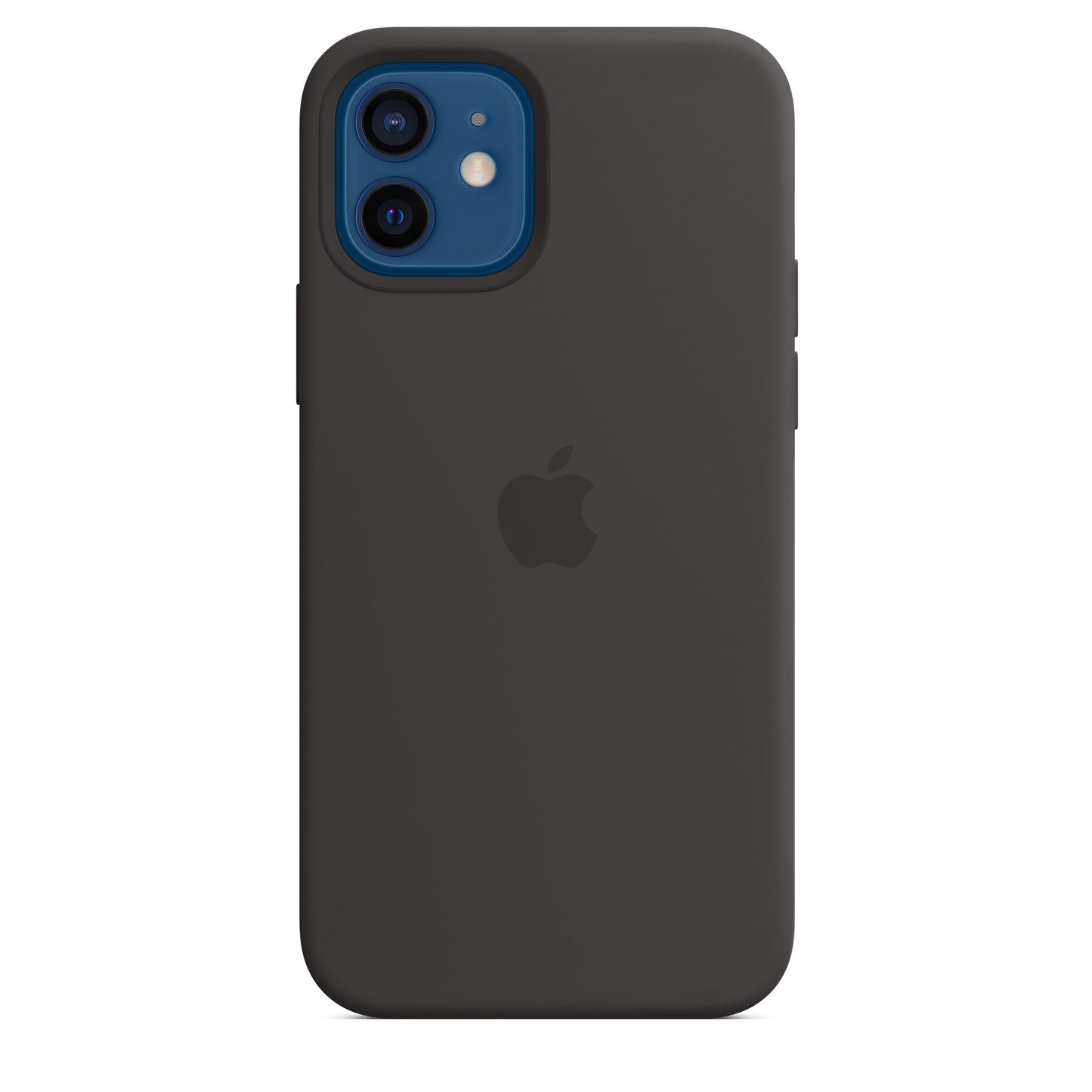 Funda de silicona con MagSafe para el iPhone 12 y iPhone 12 Pro - Negro