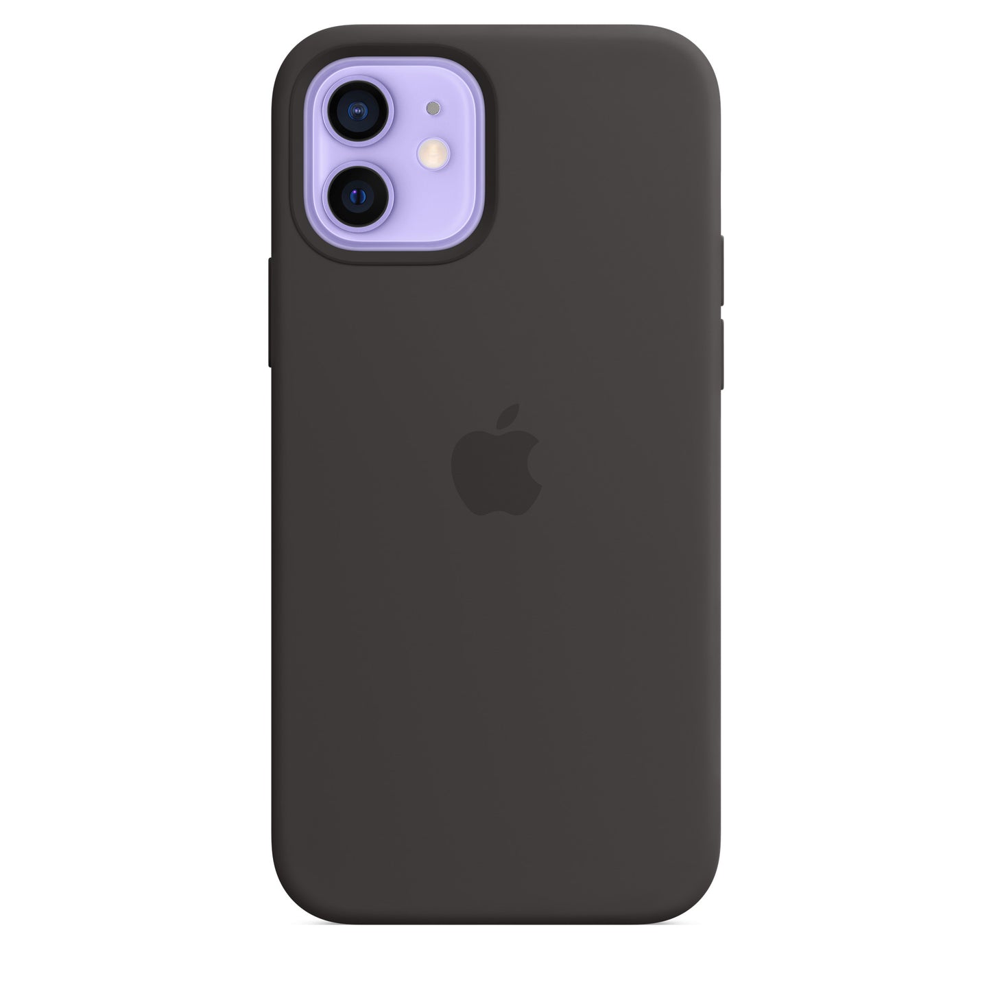 Funda de silicona con MagSafe para el iPhone 12 y iPhone 12 Pro - Negro