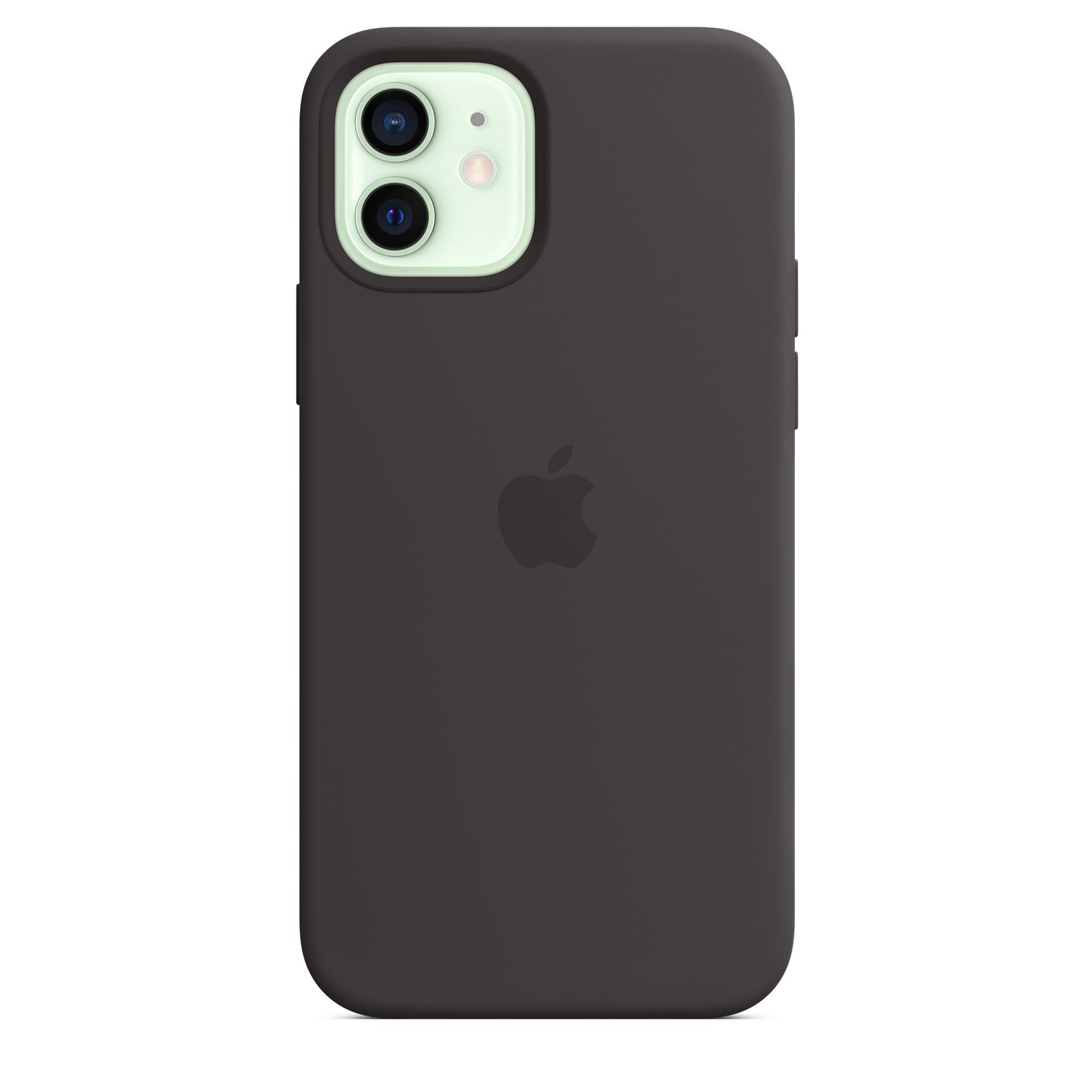 Funda de silicona con MagSafe para el iPhone 12 y iPhone 12 Pro - Negro