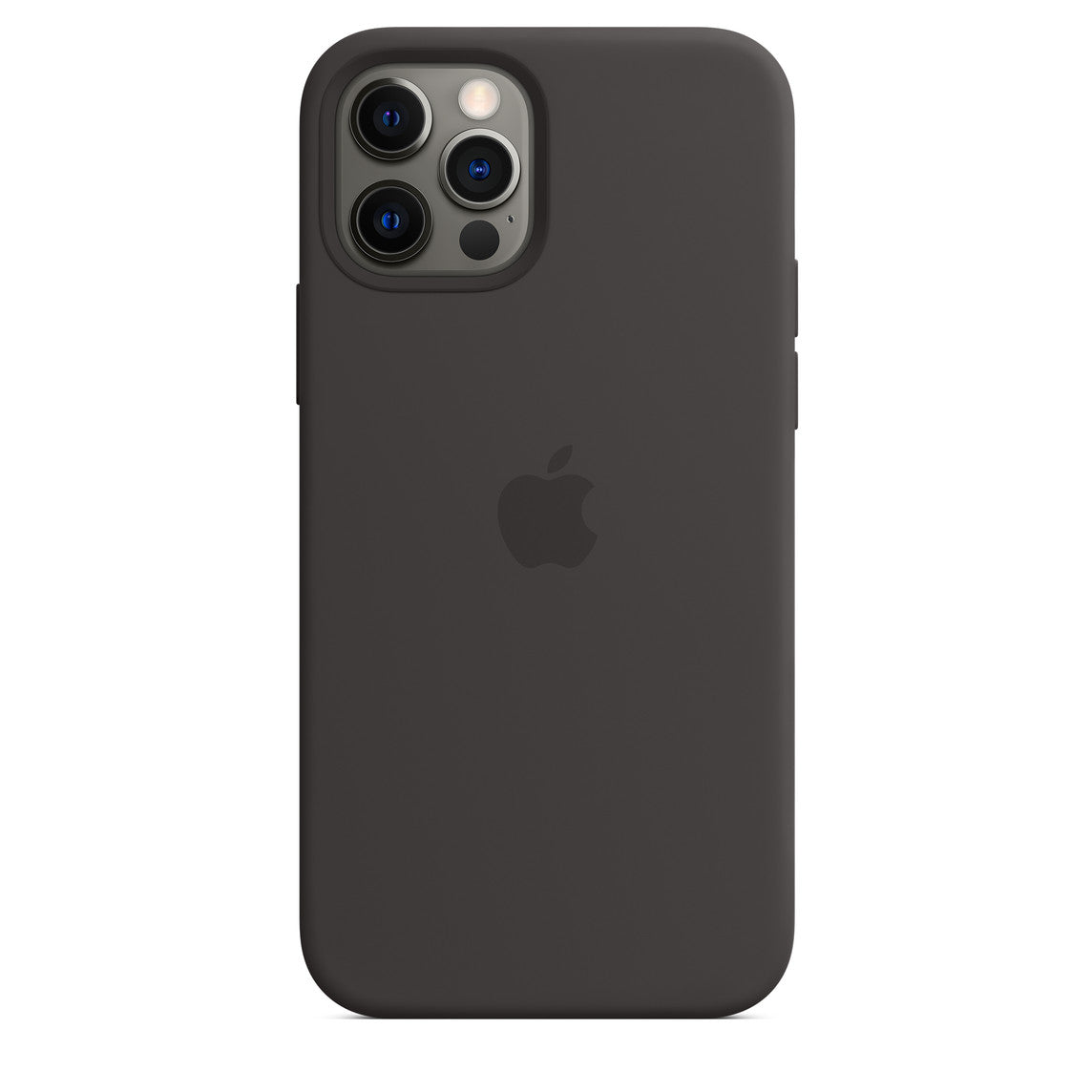 Funda de silicona con MagSafe para el iPhone 12 y iPhone 12 Pro - Negro