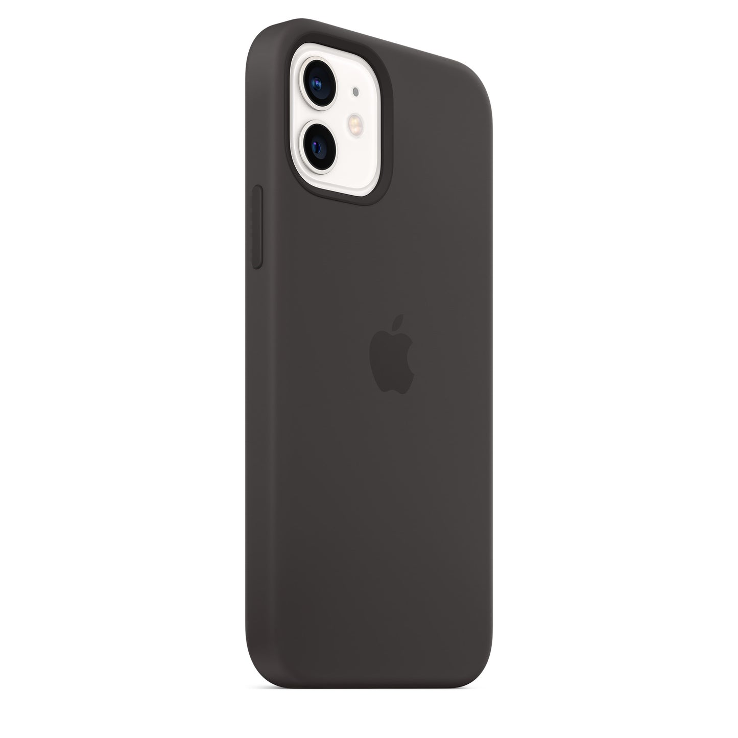 Funda de silicona con MagSafe para el iPhone 12 y iPhone 12 Pro - Negro