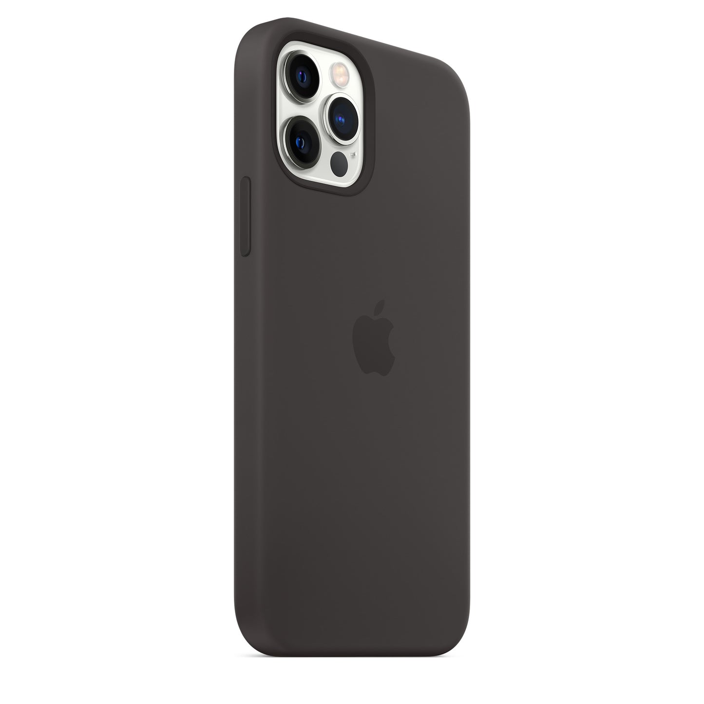 Funda de silicona con MagSafe para el iPhone 12 y iPhone 12 Pro - Negro