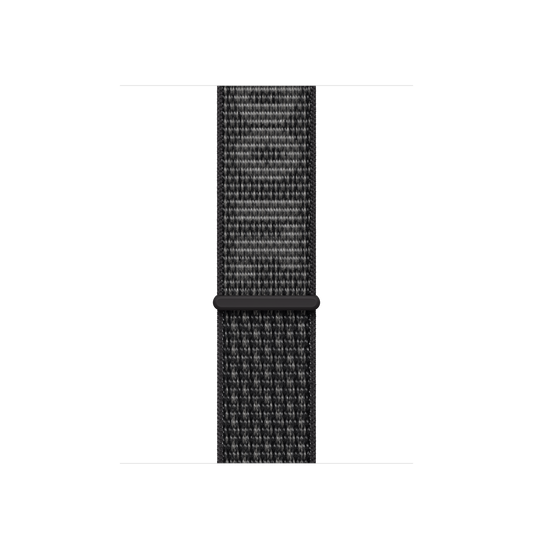 Correa loop deportiva Nike negra/blanco cumbre para caja de 41 mm