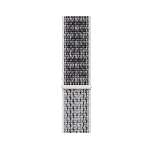 Correa loop deportiva Nike blanco cumbre/negro para caja de 45 mm