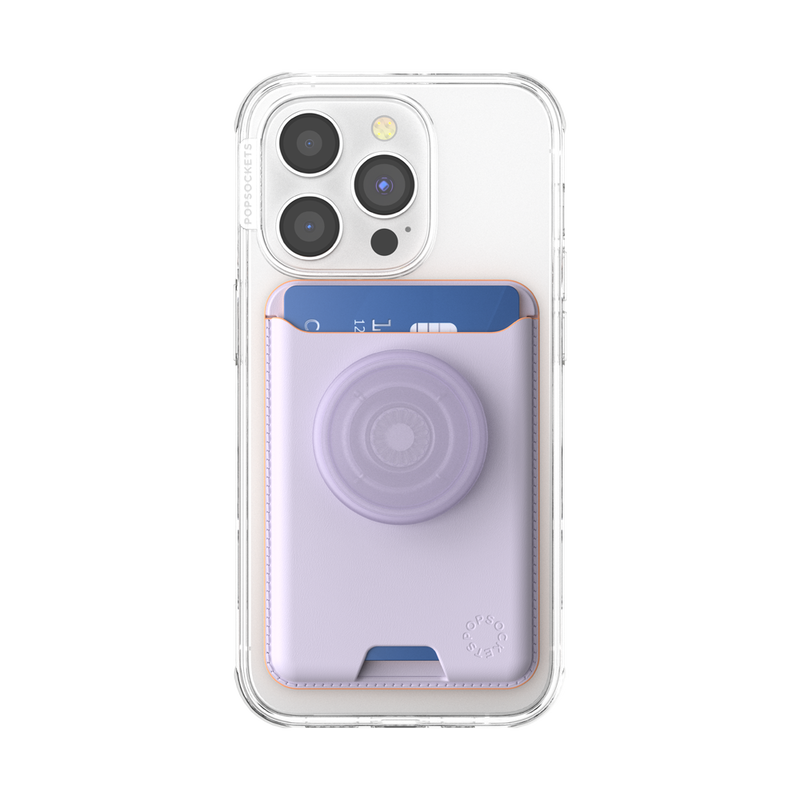 Popsockets wallet magsafe lavender