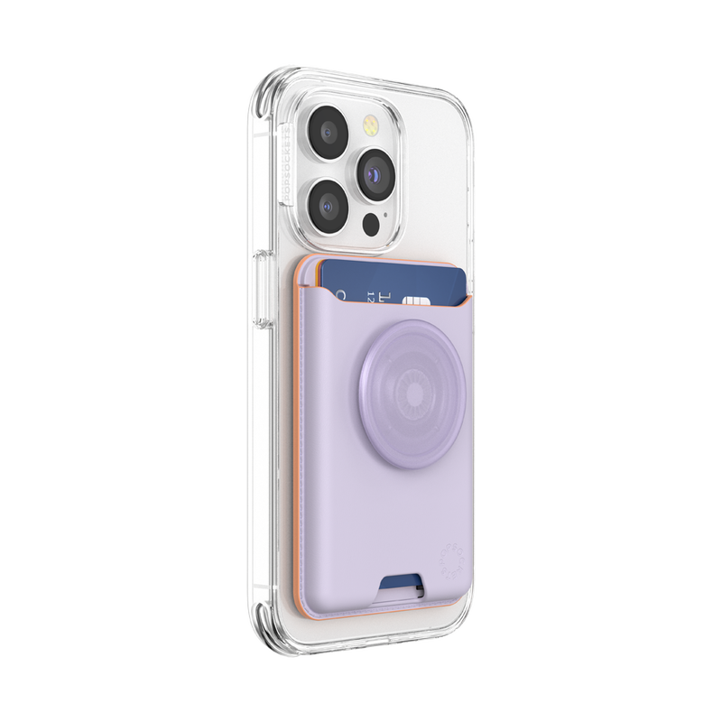 Popsockets wallet magsafe lavender