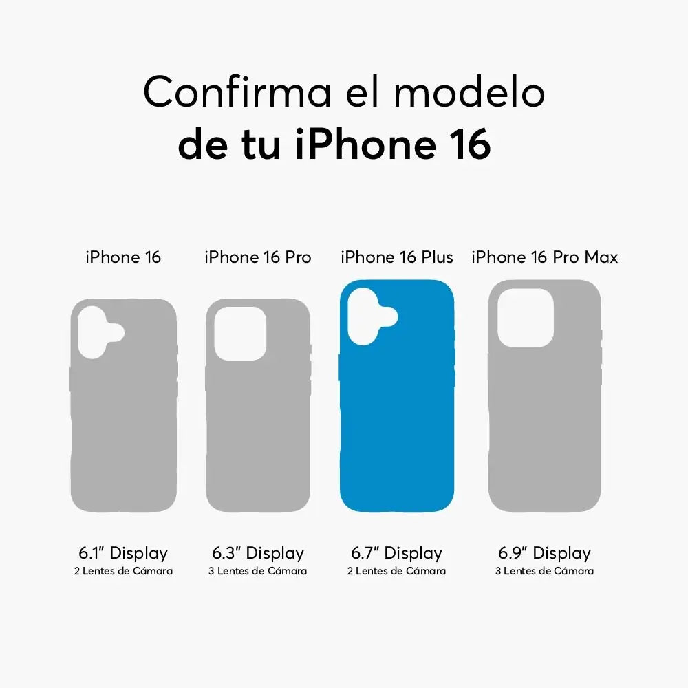 NCO SafeCase Lite con MagSafe Shadow Black para iPhone 16 Plus
