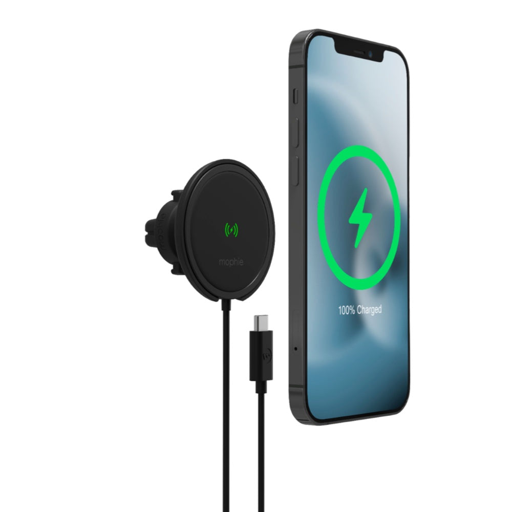 Mophie Mount Snap + Wireless Charging + Car Charger 15w