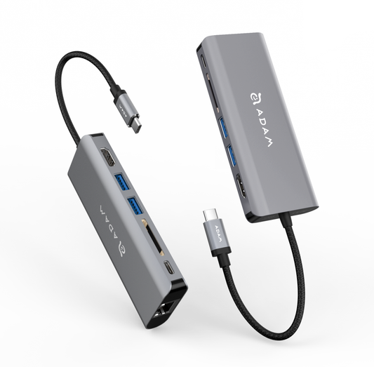 Adam Elements Adaptador USB-C  6 en 1 Casa A01