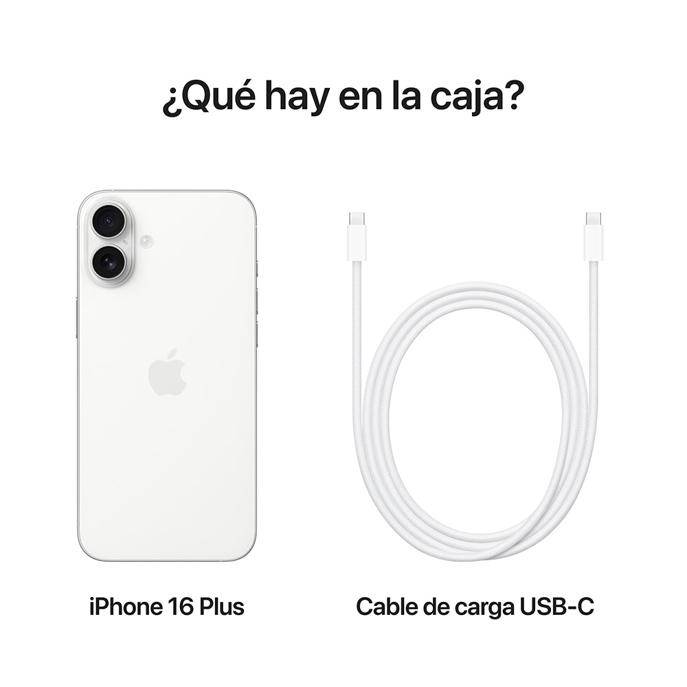 iPhone 16 Plus 128 GB Blanco