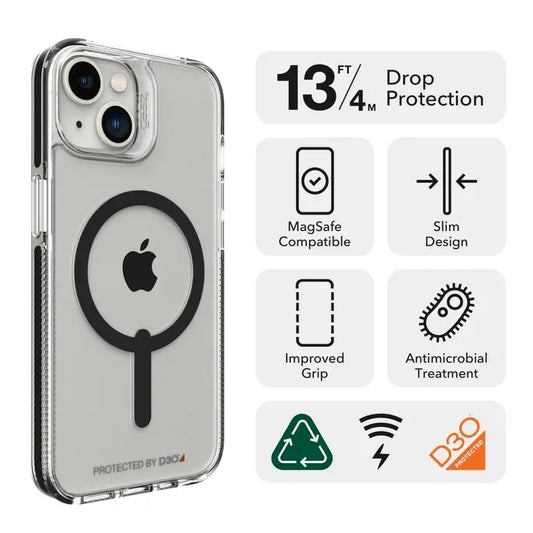 Zagg Cases Santa Cruz Snap Apple iPhone 15 Plus /14 Plus