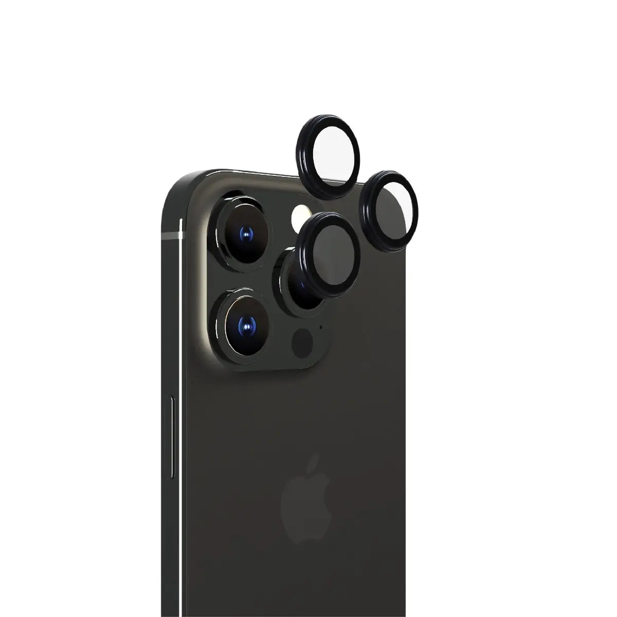 NCO CamGuard Camera Ring Shadow Black iPhone 15 Pro