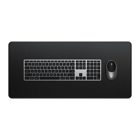 Satechi Vegan-Leather Premium Desk Mat Black