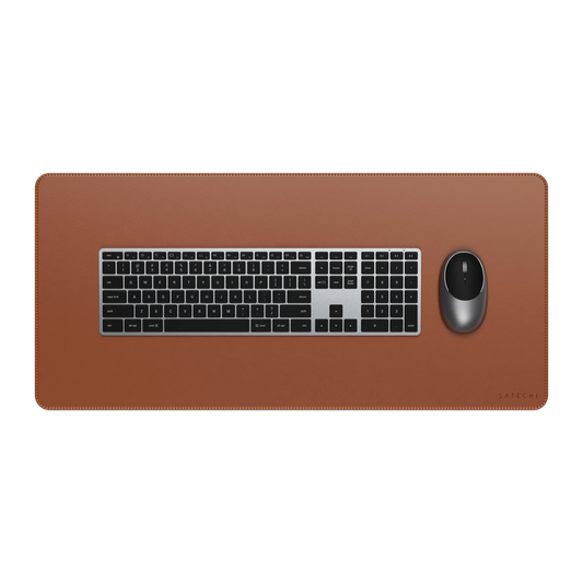 Satechi Vegan-Leather Premium Desk Brown Mat