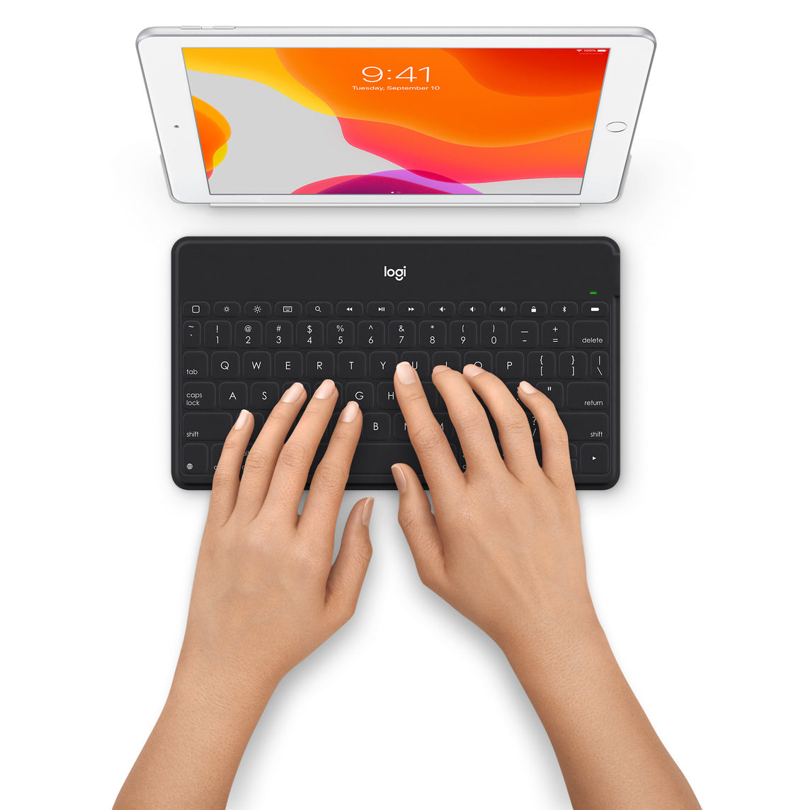 Logitech teclado ultrafino Keys-to-Go para iPad (Black)