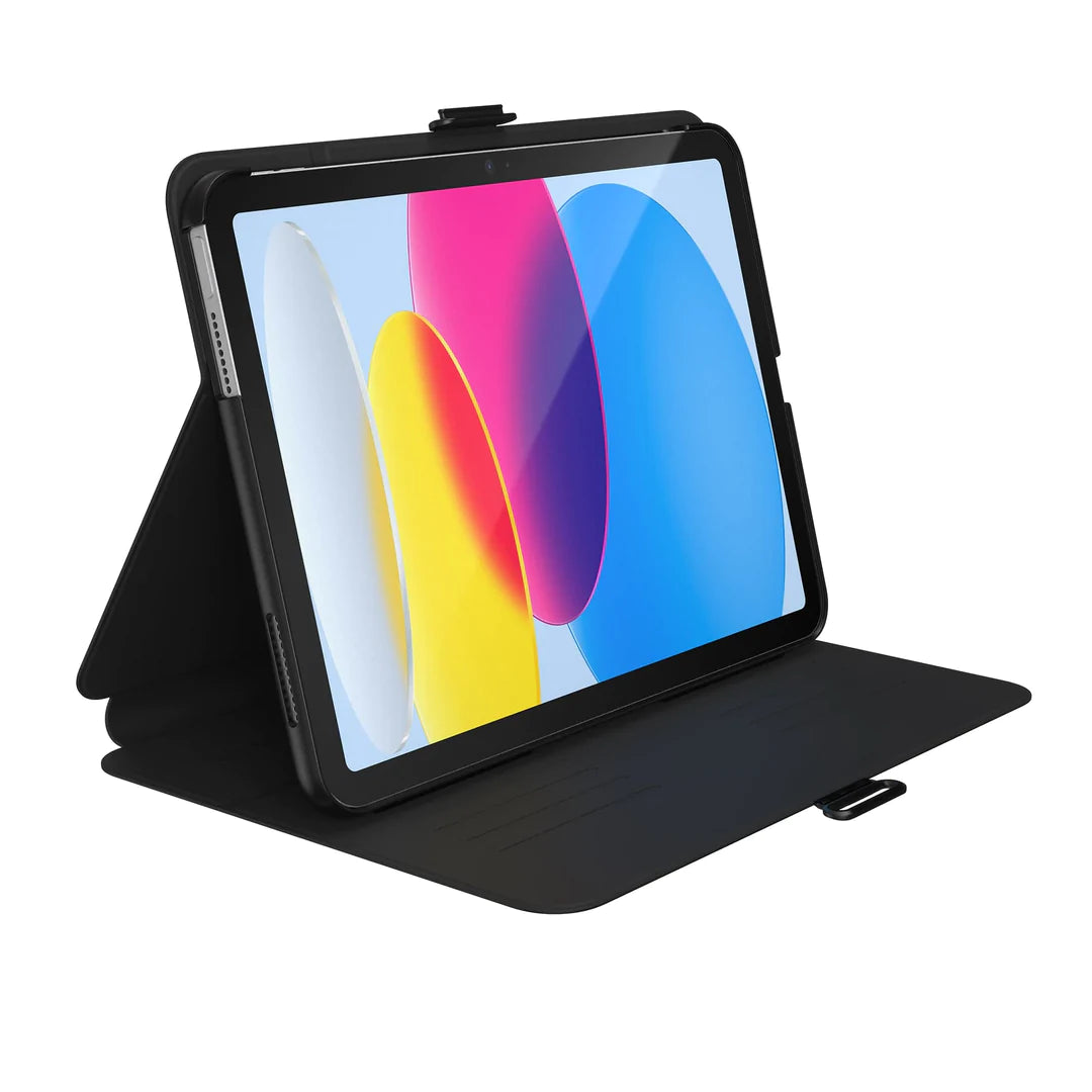 Speck  Balance Folio  Case with Microban para New iPad 10th  - Black/Black/White