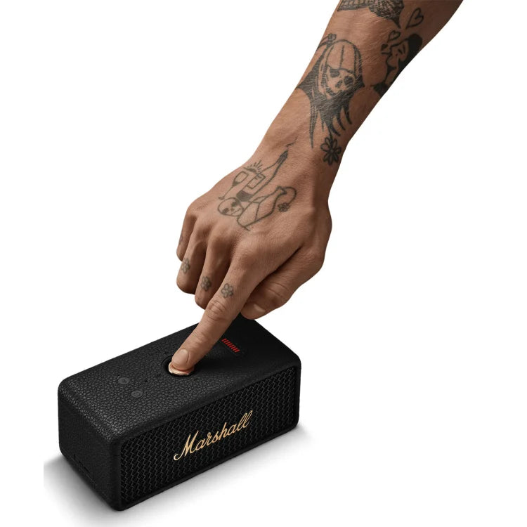 Marshall Emberton III Bluetooth Speaker - Black and Brass