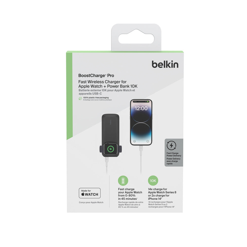 Belkin batería portátil 10,000 mAh USB-C de 20w y carga rápida Apple W -  iShop