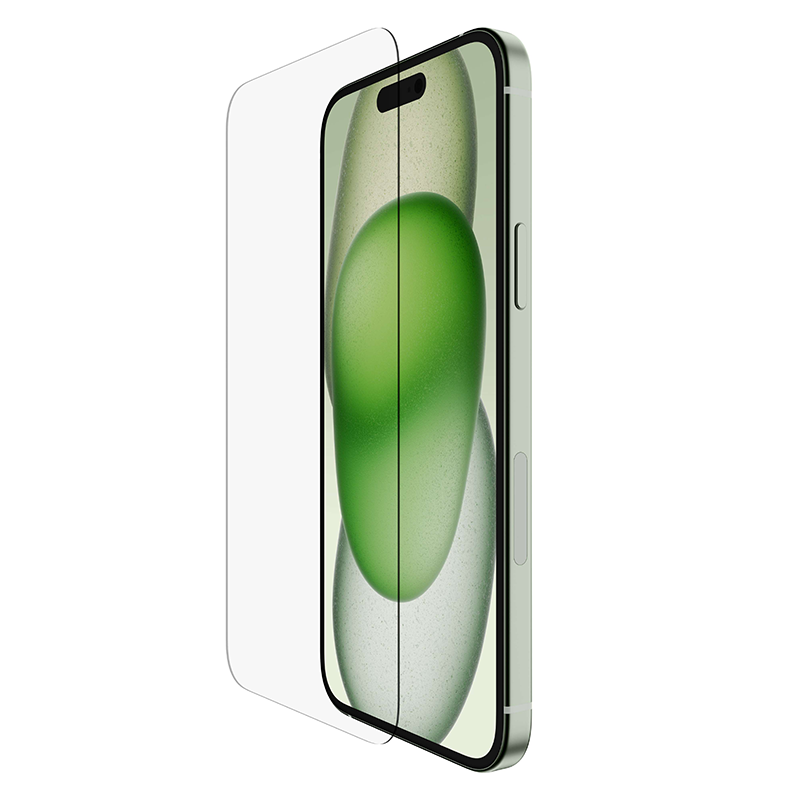 Belkin OVR Tempered Glass  Anti-microbio iPhone 14 Pro Max / 15 Plus