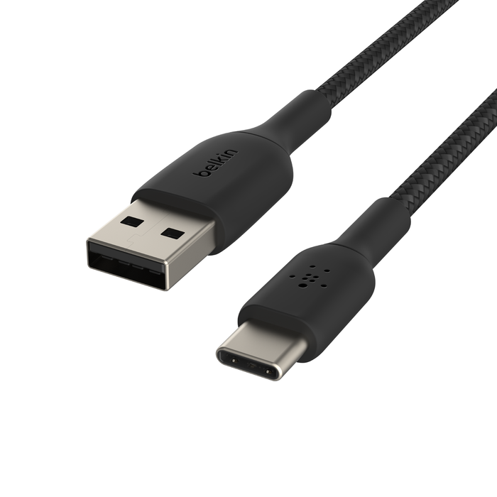 Belkin Cable de Carga USB-A a USB-C Braided 1m negro