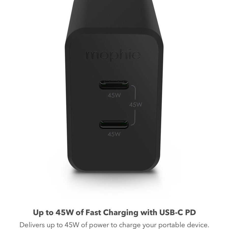 Mophie ACC Power Adapter USB-C PD Dual 45W